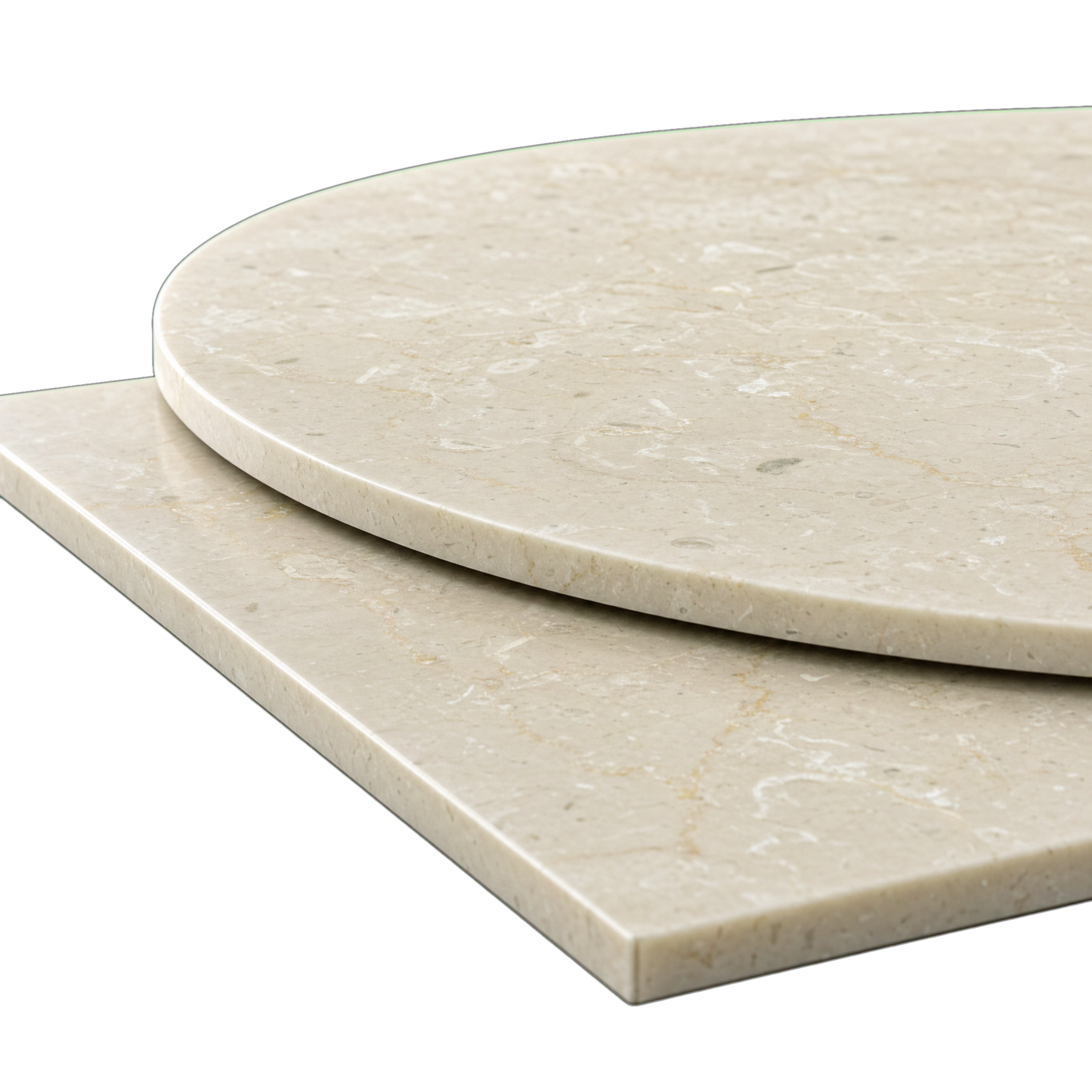 Botticino Marble Table Top 20mm Beige Cream