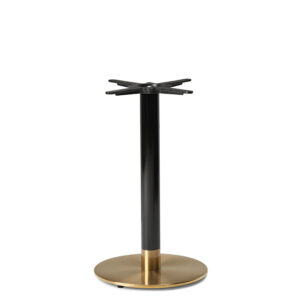 Nobis Furniture - NEXT DAY Black and Champagne Medium Round Cast Iron Table Base