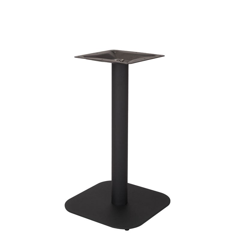 Nobis Furniture - Black Emmett Square Dining Table Base with Radius Edges
