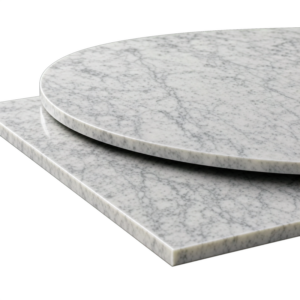 Carrara Marble Table Top 20mm White Grey