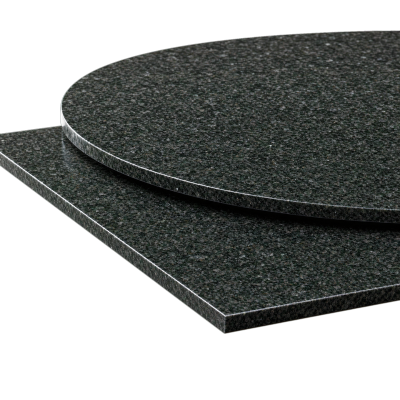 Nero Bon Accord Granite Table Top 20mm Black Grey Speckled
