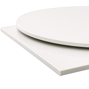 Polar White Quartz Table Top 20mm White Polished