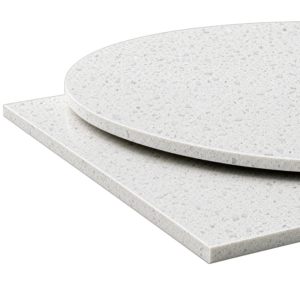 Starlight White Quartz Table Top 20mm White Mirror Chip