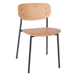 Nobis Furniture - Preston Stacking Wood Side Chair