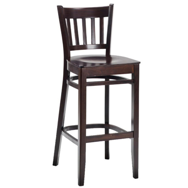 Nobis Furniture - Houston Walnut-Stained Beech Frame Bar Stool