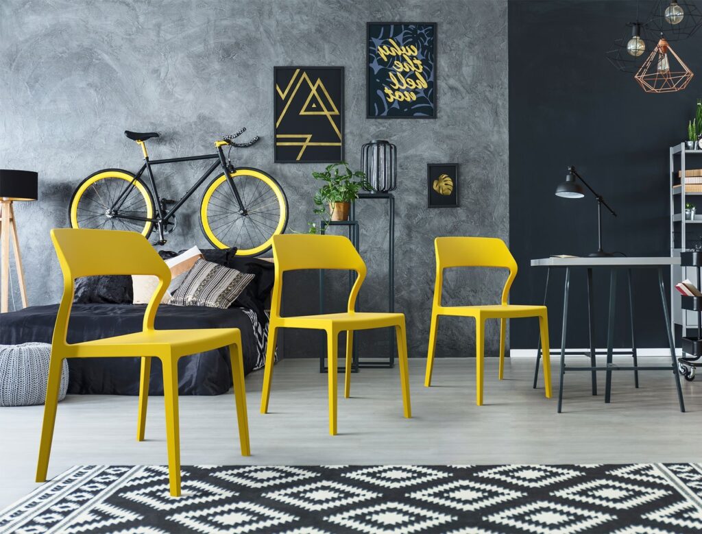 Snow Outdoor Designer Side Chair - 4 Colours