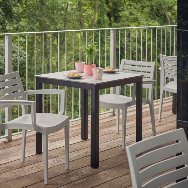 skyline mixed terrazzo table nobis furniture