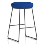 Nobis Furniture - Tudor High Stool with Metal Frame - Bespoke Colour Options