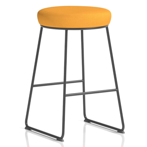 Nobis Furniture - Tudor High Stool with Metal Frame - Bespoke Colour Options