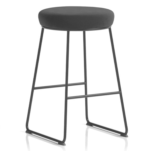 Nobis Furniture - Tudor High Stool with Metal Frame