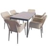 vita rattan with table nobis furniture