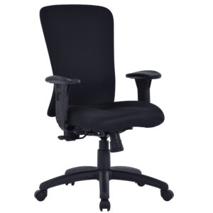 Fortis Black Fabric High Back Bariatric Managers Chair