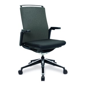 Libra Grey Fabric High Back Managers Office Chair