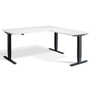 Lavoro Advance Corner Triple Motor Height Adjustable Desk - 1800mm x 1600mm