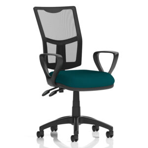 Eclipse Plus II Mesh Task Chair with Loop Arms and Made-to-Order Seat Colour