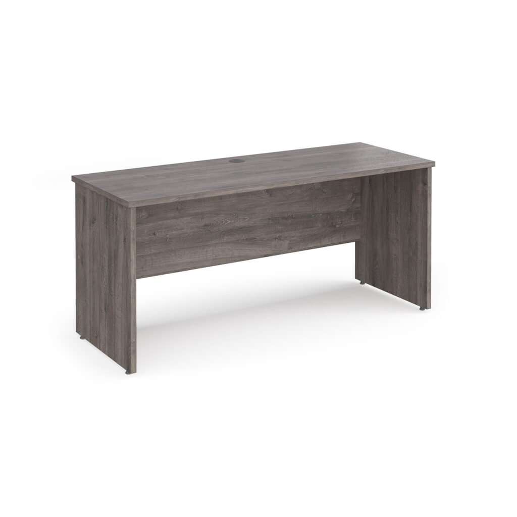 Porto 25 Straight Desk with Panel End - 600mm Deep