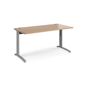 Lillo Height Settable Cable Managed Cantilever Leg Straight Desk - 800mm Deep