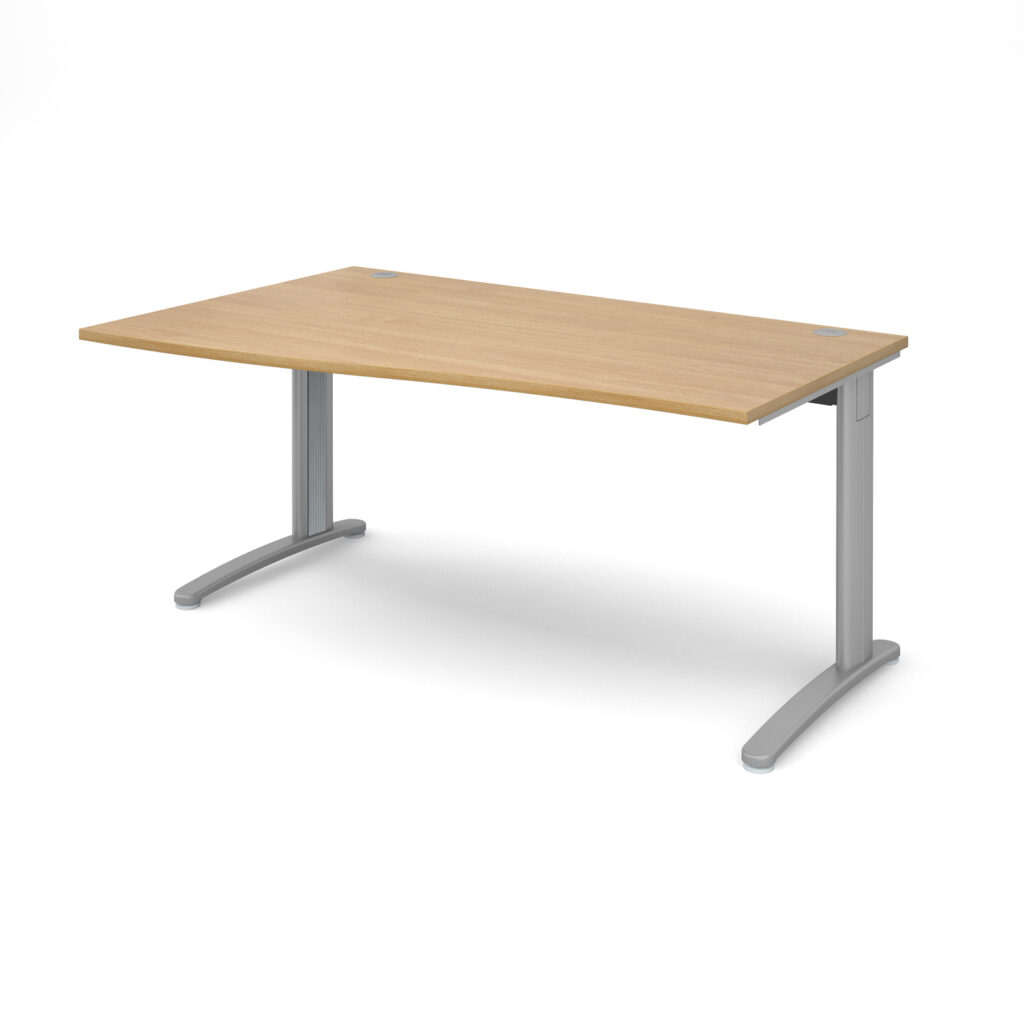 Lillo Cable Managed Cantilever Leg Left Hand Wave Desk