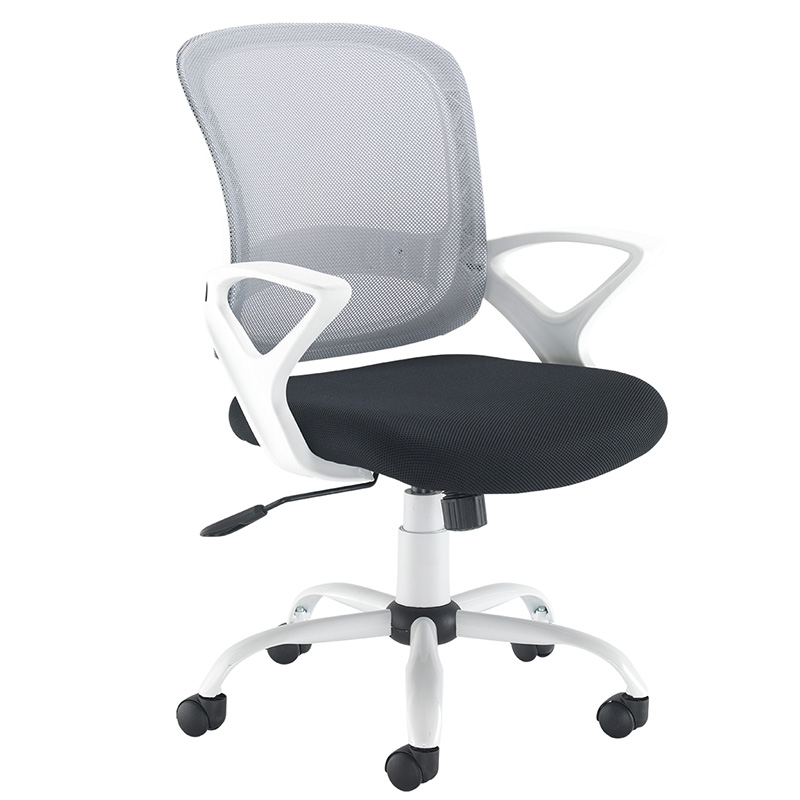 Tyler White Mesh Back Task Office Chair - White Frame