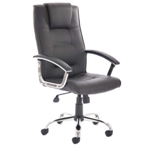 Thrift High Back Executive Office Chair with Padded Arms