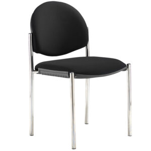 Coda Multi-Purpose Meeting Chair no Arms- Chrome Frame