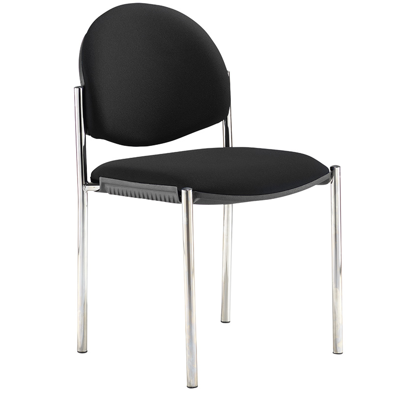 Coda Multi-Purpose Meeting Chair no Arms- Chrome Frame