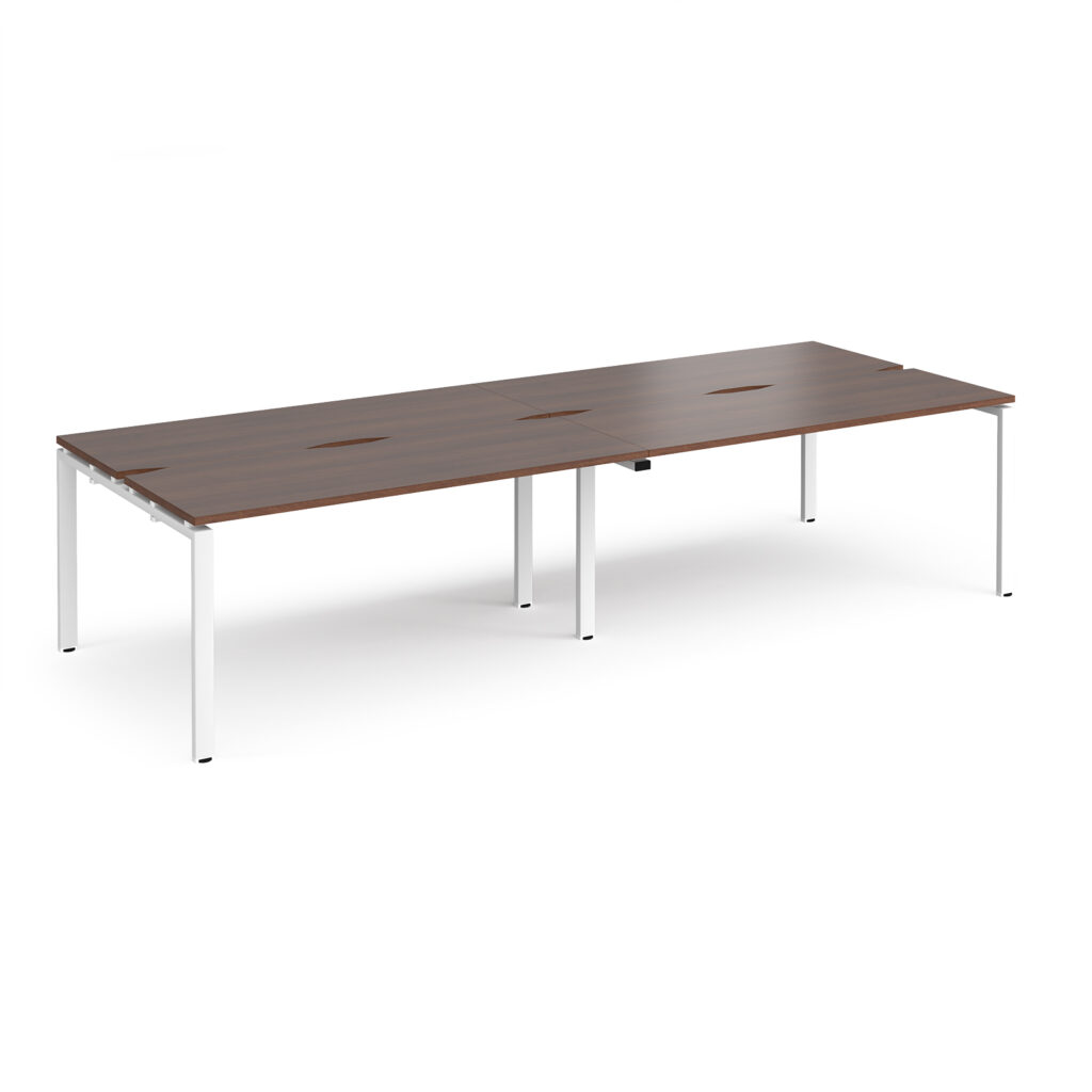 Connect II Deep Double Back to Back Bench Desks - 1200mm Deep