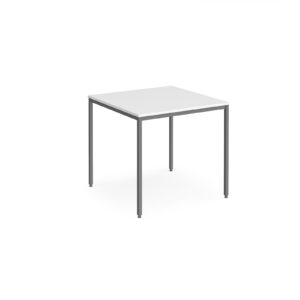 Square Flexi Table with Graphite Frame - 800mm x 800mm