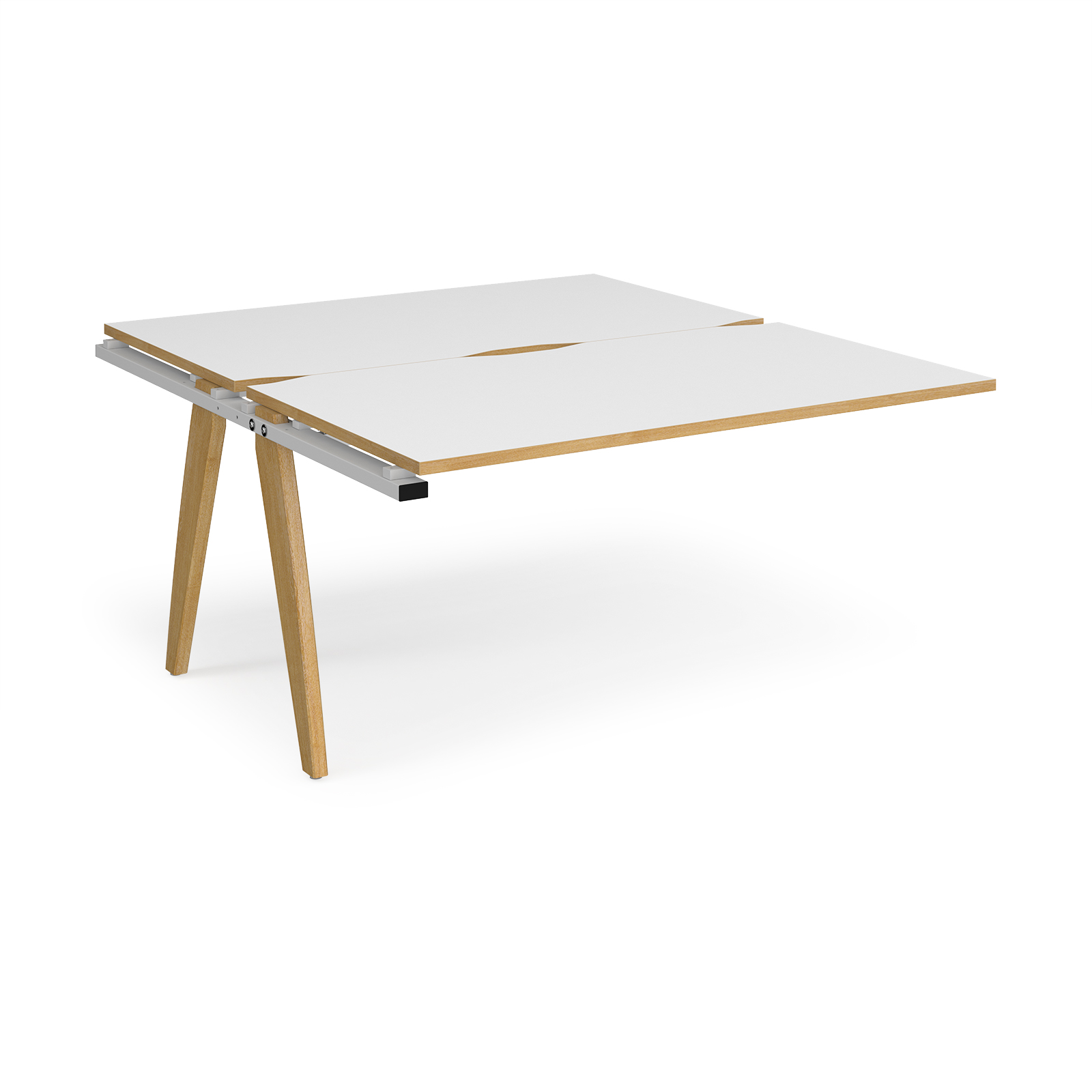 Contempo Bench Desk Add On Units Back to Back 1600mm Deep