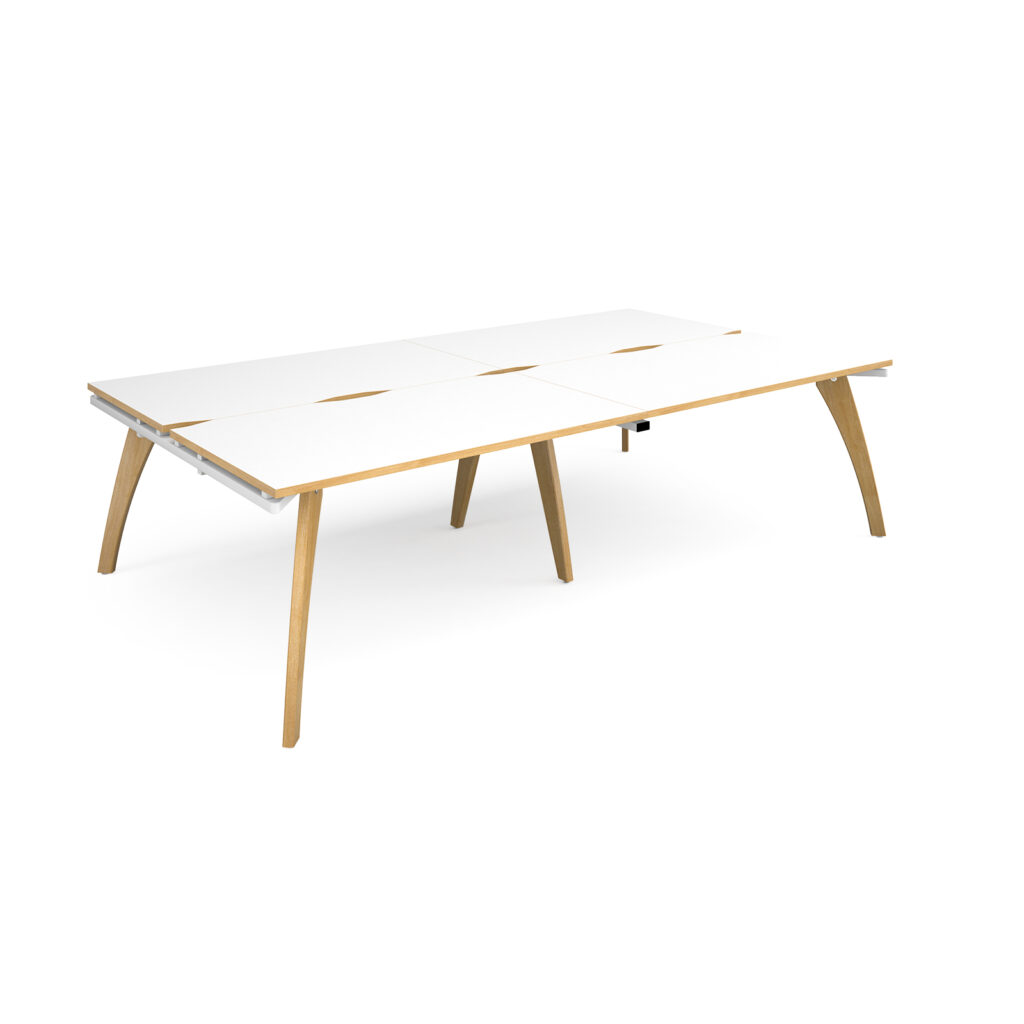 Contempo Double Back to Back Bench Desk - 1600mm Deep