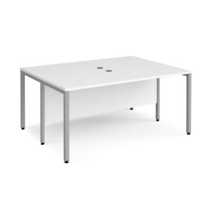 Porto 25 Bench Back to Back Rectangular Desks - 1200mm Deep