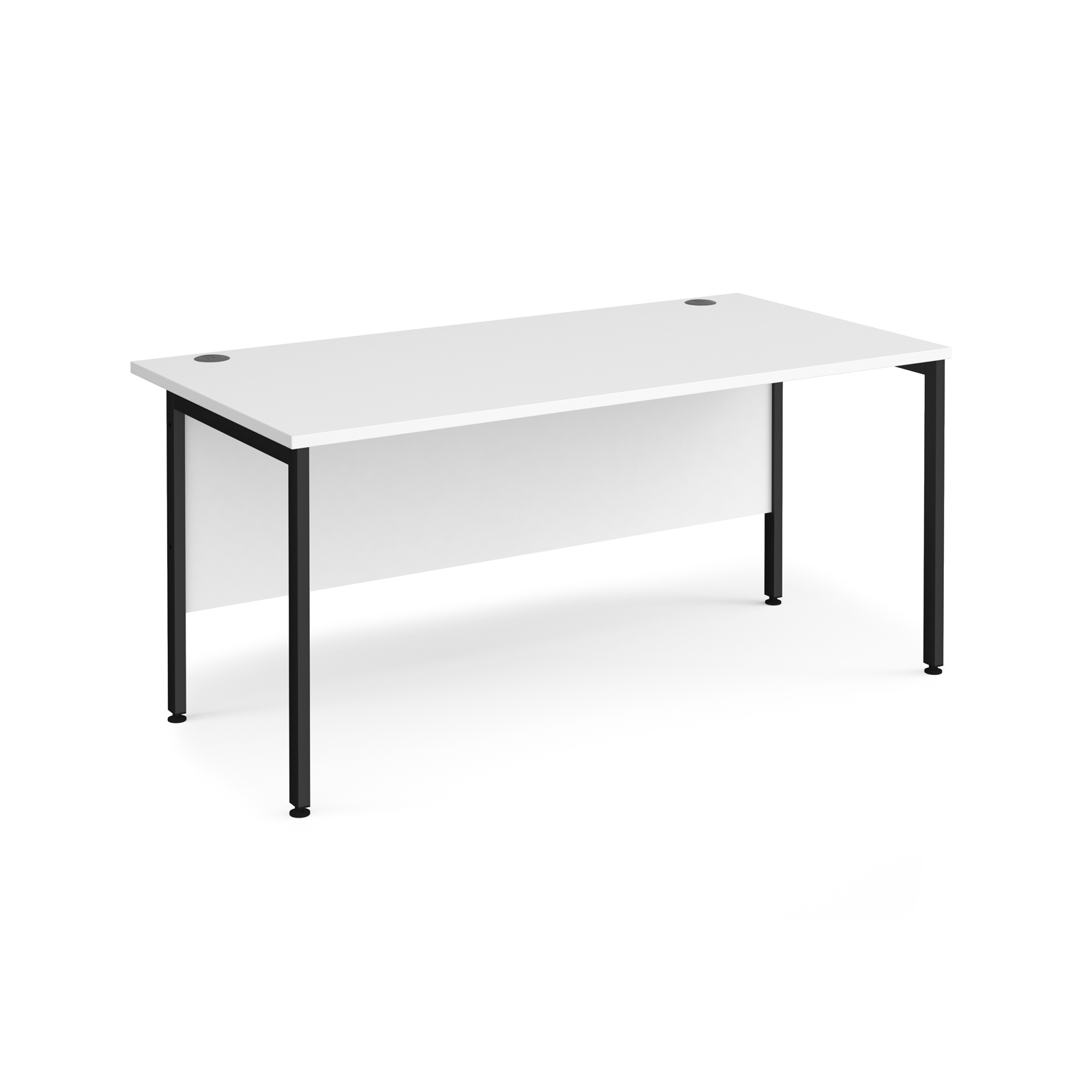 Porto 25 H-Frame Straight Desk - 800mm Deep