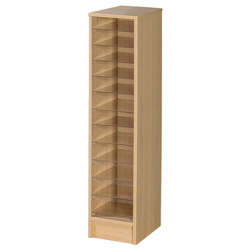 12 Space Single Column Pigeon Hole Storage - 1286mm High