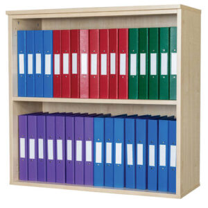 20-File Wall Mounted Open Storage Unit – 840mm High