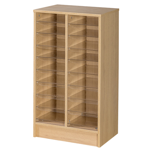 18 Space Double Column Pigeon Hole Storage - 998mm High