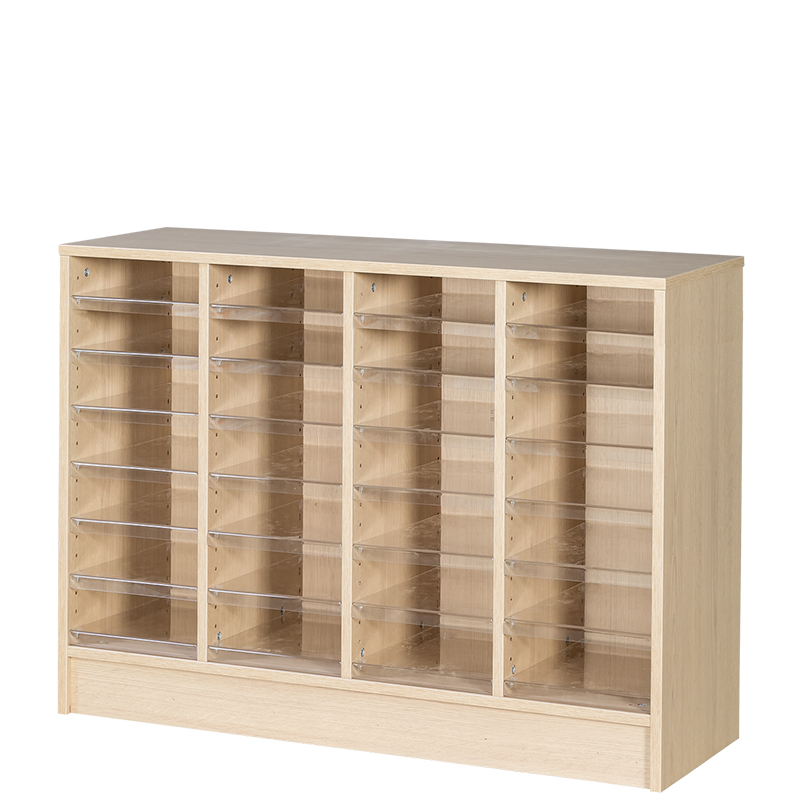 28 Space Quad Column Pigeon Hole Storage - 710mm High