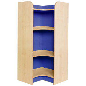 Kubbyclass Internal Corner Library Bookcase - 1250mm High
