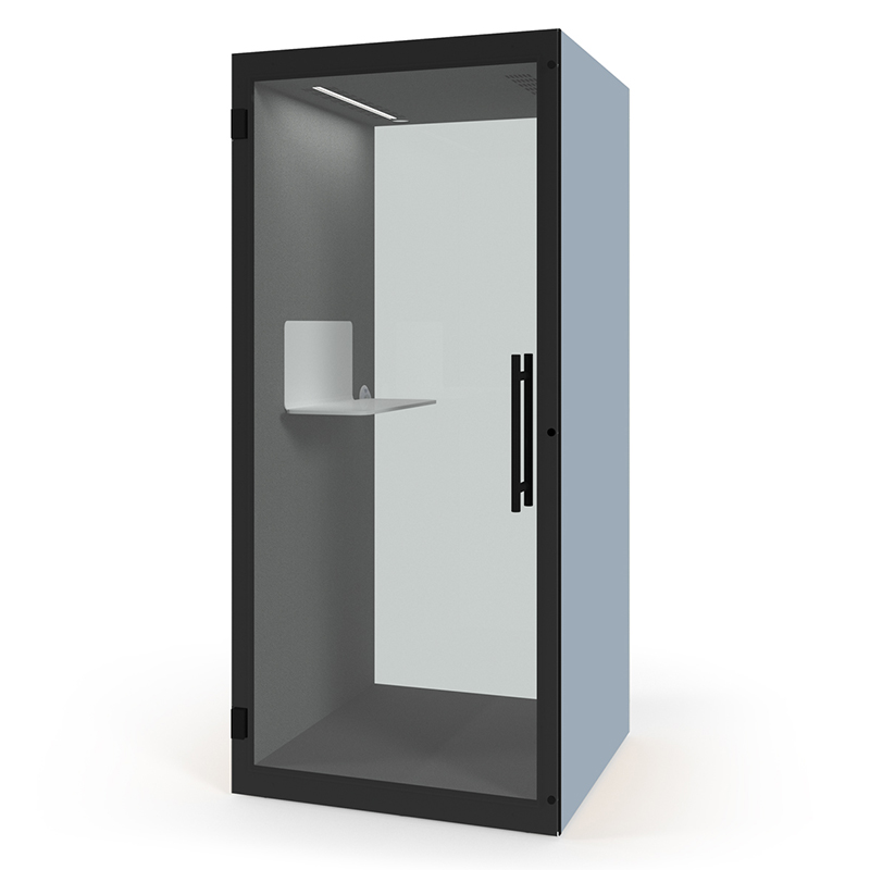 Chatbox Single Person Enclosed Privacy Booth - Bespoke Colours