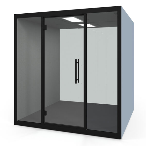 CBX-4-FG-Chatbox-Quad-Acoustic-Hub-Frozen-Blue-Nobis-Office-Furniture