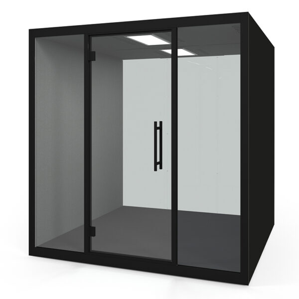 CBX-4-K-Chatbox-Quad-Acoustic-Hub-Black-Nobis-Office-Furniture