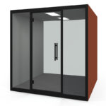 CBX-4-PP-Chatbox-Quad-Acoustic-Hub-Paprika-Nobis-Office-Furniture