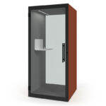 CBX-S1-PP-Chatbox-Solo-acoustic-hub-Paprika-Nobis-Office-Furniture