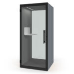 CBX-S1-SG-Chatbox-Solo-acoustic-hub-Storm-Grey-Nobis-Office-Furniture