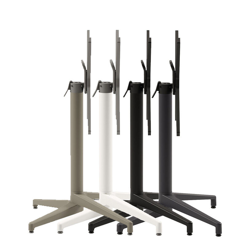 Cuba Large Flip-Top Table Base 4 Colours Stacked- Stackable Indoor-Outdoor