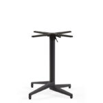 Cuba Large Flip-Top Table Base in Anthracite - Stackable Indoor-Outdoor