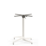 Cuba Large Flip-Top Table Base in White - Stackable Indoor-Outdoor