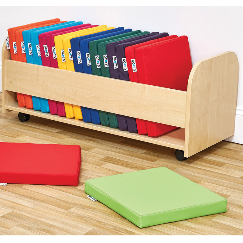 ACORN Trolley Storage and 20 Square Children's Seat Pads - Choice of 14 Colours