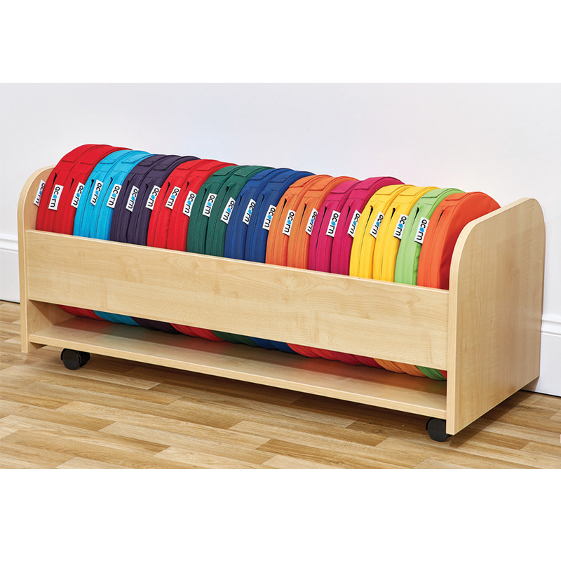 ACORN Trolley Storage and 20 Round Children's Seat Pads - Choice of 14 Colours