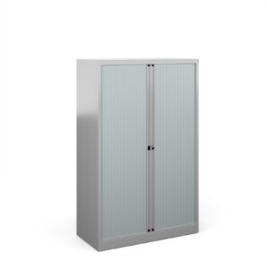 Bisley Systems Storage Medium Tambour Cupboard - 1570mm High