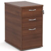 Desk-high-3-drawer-pedestal-with-silver-handles-600mm-deep-walnut